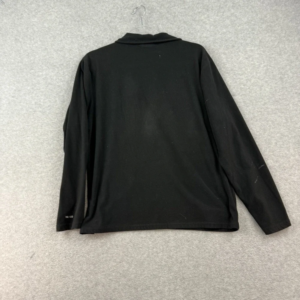 The North Face TKA 100 Black Mens M Quarter Zip Pullover Fleece Jacket Gorpcore